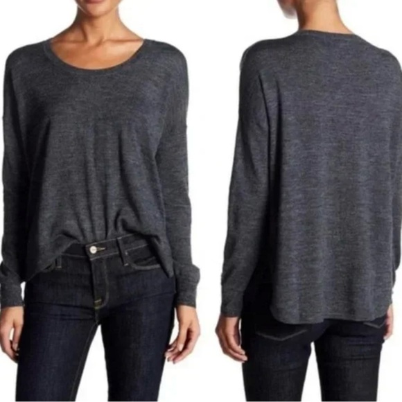 Madewell Northlight Merino Wool Pullover Sweater Gray Size Medium - Picture 3 of 8